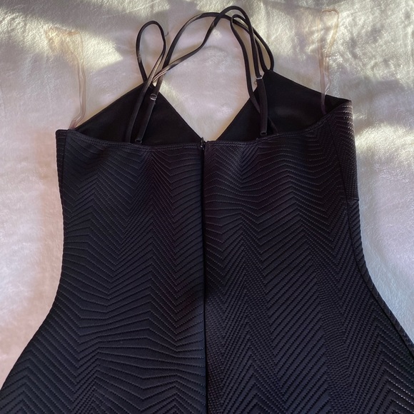 Black Spaghetti Strap Strapy Bodycon Dresses - Picture 11 of 13